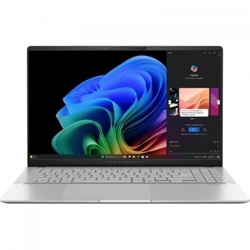 ASUS Vivobook S 15 S5507QA Qualcomm 15.6inch 3K OLED 120Hz 16GB 1TB M.2 NVMe PCIe 4.0 SSD Qualcomm Adreno W11H 2Y PUR Silver "S5507QA-MA007W" (