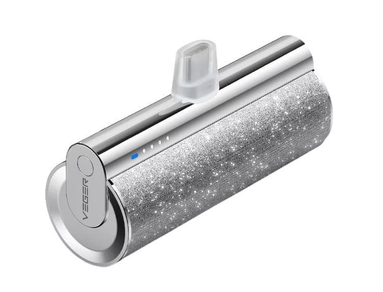 POWER BANK USB 5000MAH/SILVER LIPSTICK-L W0573S VEGER "W0573"