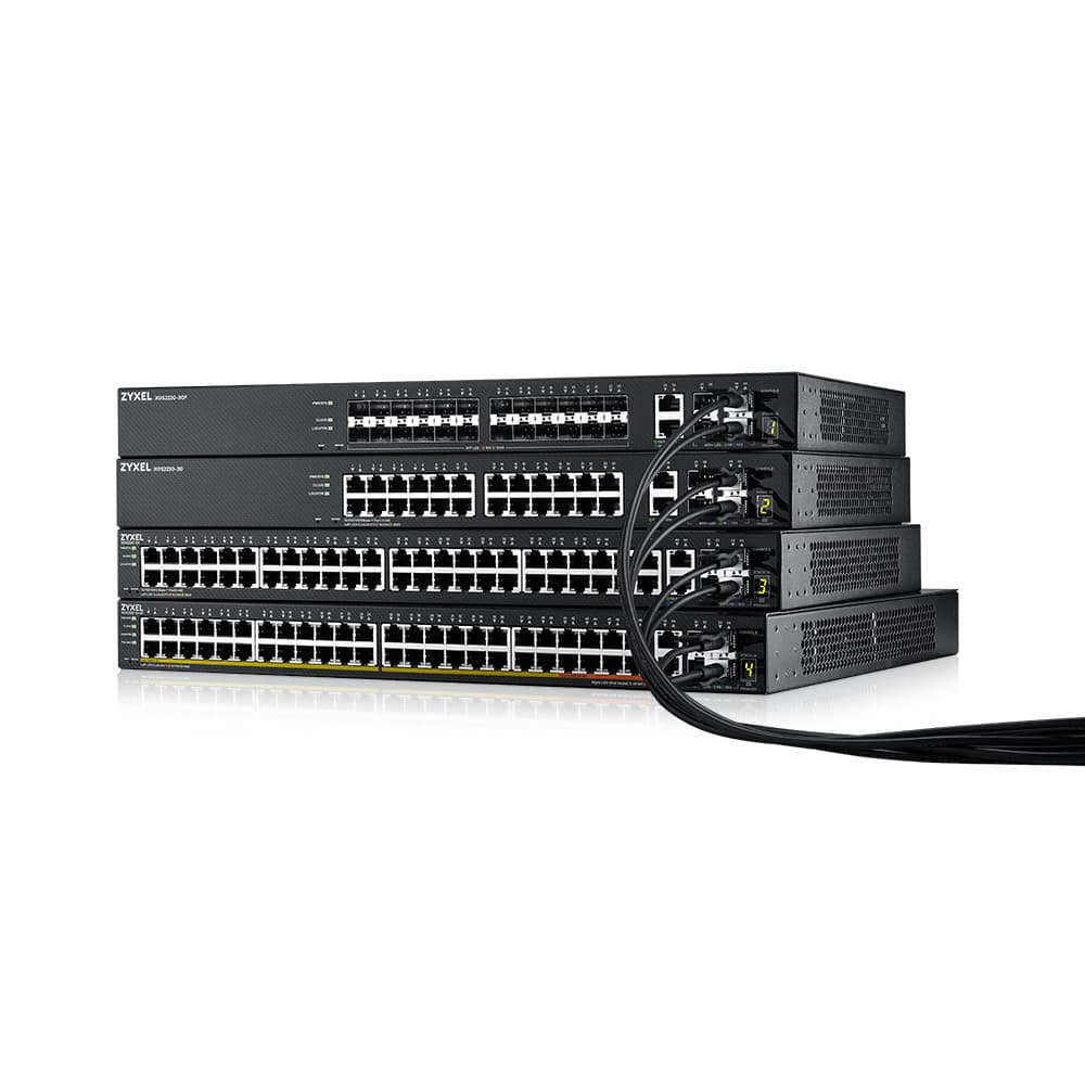 ZYXEL | XGS2220-30HP-EU0101F | XGS2220-30HP | Switch | Full&nbsp; Managed | Layer 3 |&nbsp; POE |Rackmount | Porturi 26 Gigabit POE, 2 100M/1G/2.5G/5G/10G, 4&nbsp; SFP+&nbsp; "XGS2220-30HP-EU010" — miniatură