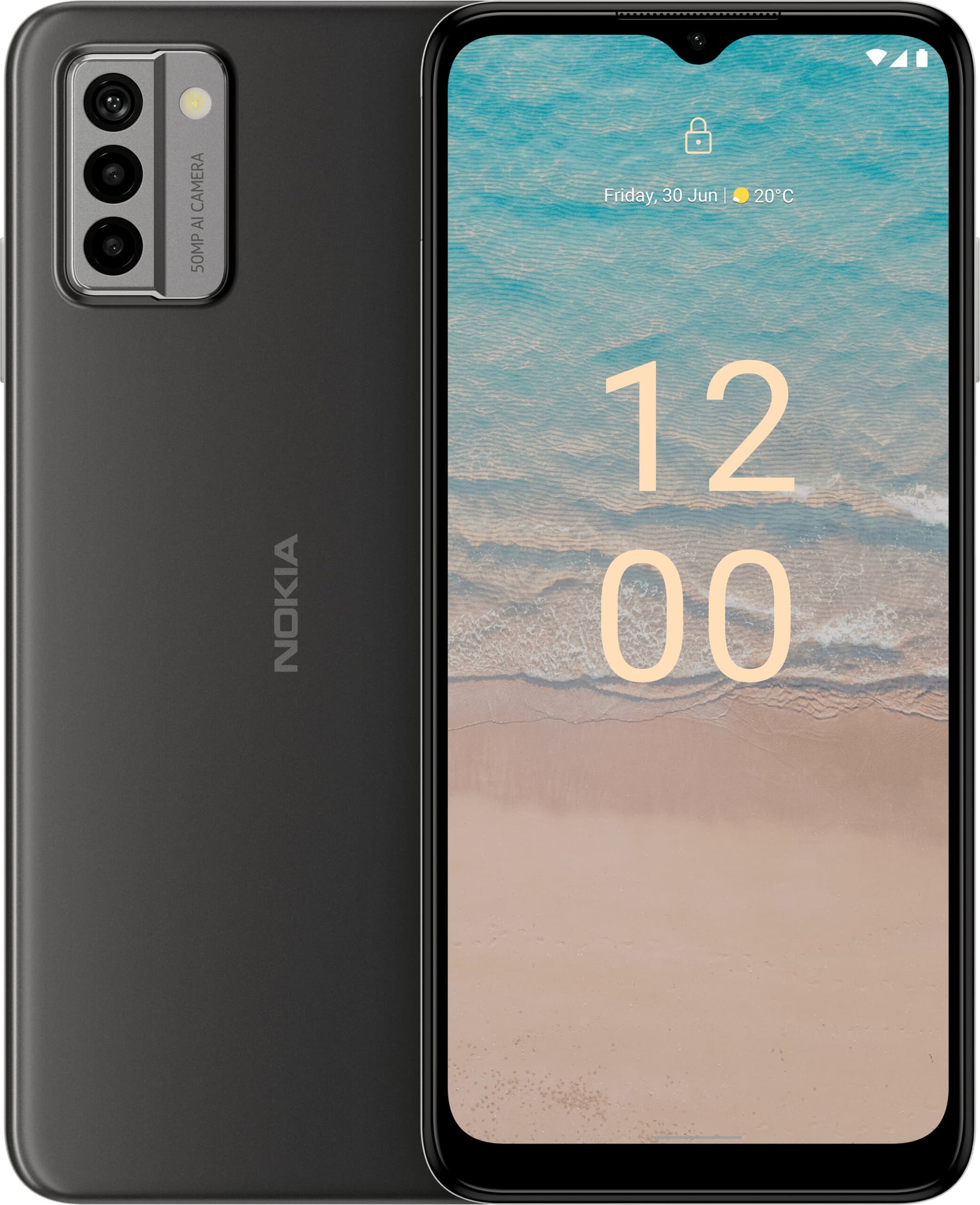 Smartphone G22 64GB 4GB RAM Dual SIM Meteor Grey "101S0609H067" — miniatură