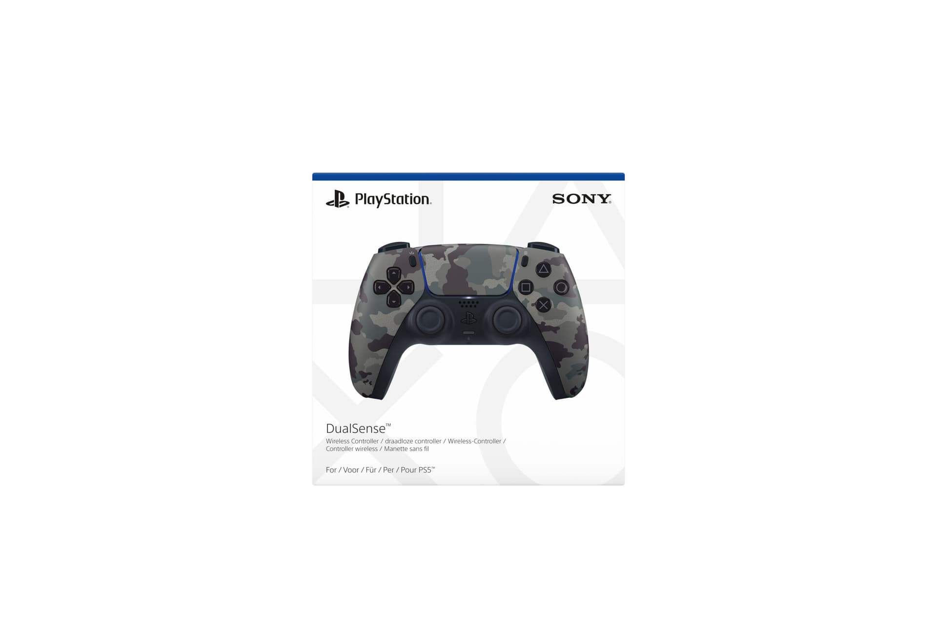 Sony PS5 DualSense Controller V2 Grey Camouflage 46501647 "171088" — miniatură