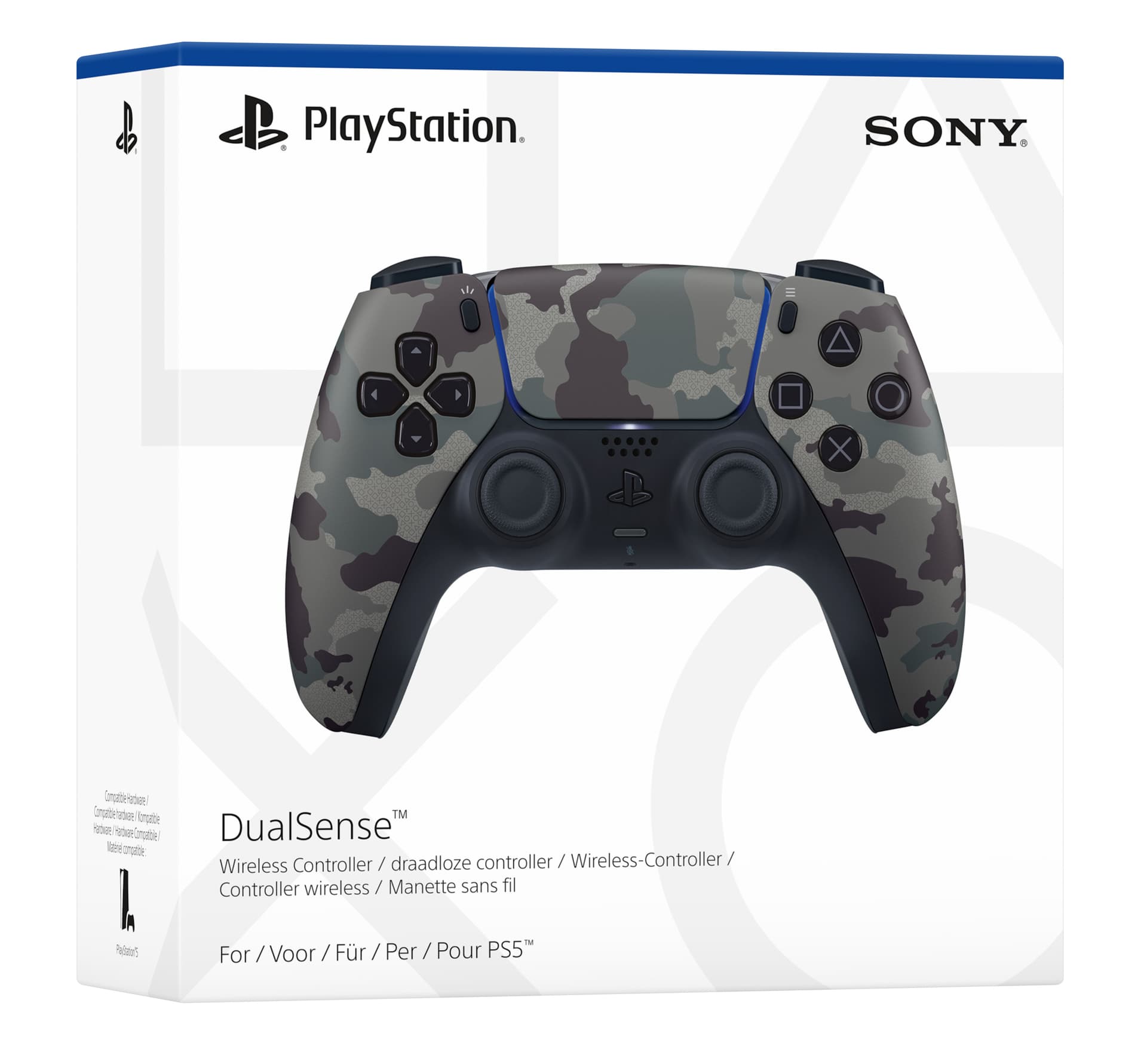 Sony PS5 DualSense Controller V2 Grey Camouflage 46501647 "171088" — miniatură