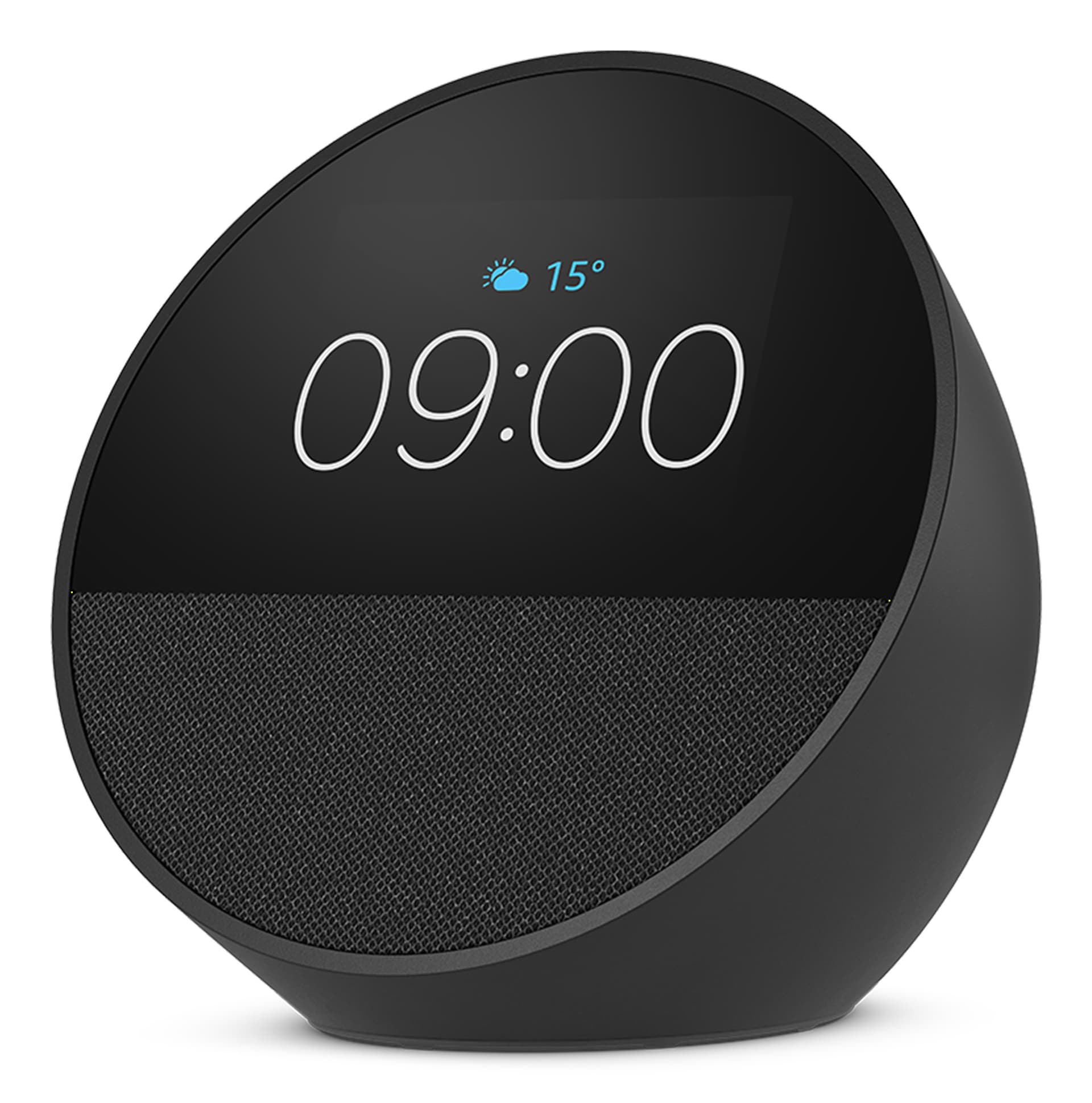 Boxa inteligenta Amazon Echo Spot 2024, Display 2.83", Wi-Fi, Bluetooth,Negru"171878"