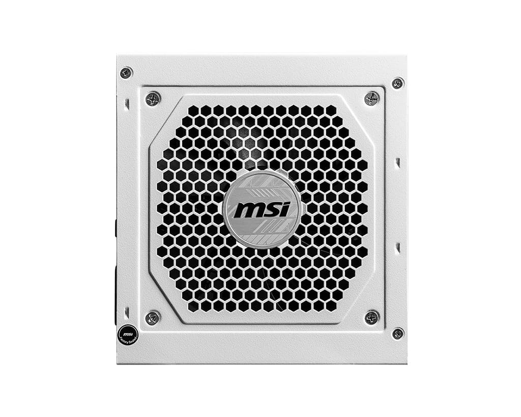 Sursa MSI MAG A850GL PCIE5 WHITE 850W 120mm 80plus Gold aPFC "306-7ZP8A24-CE0" — miniatură