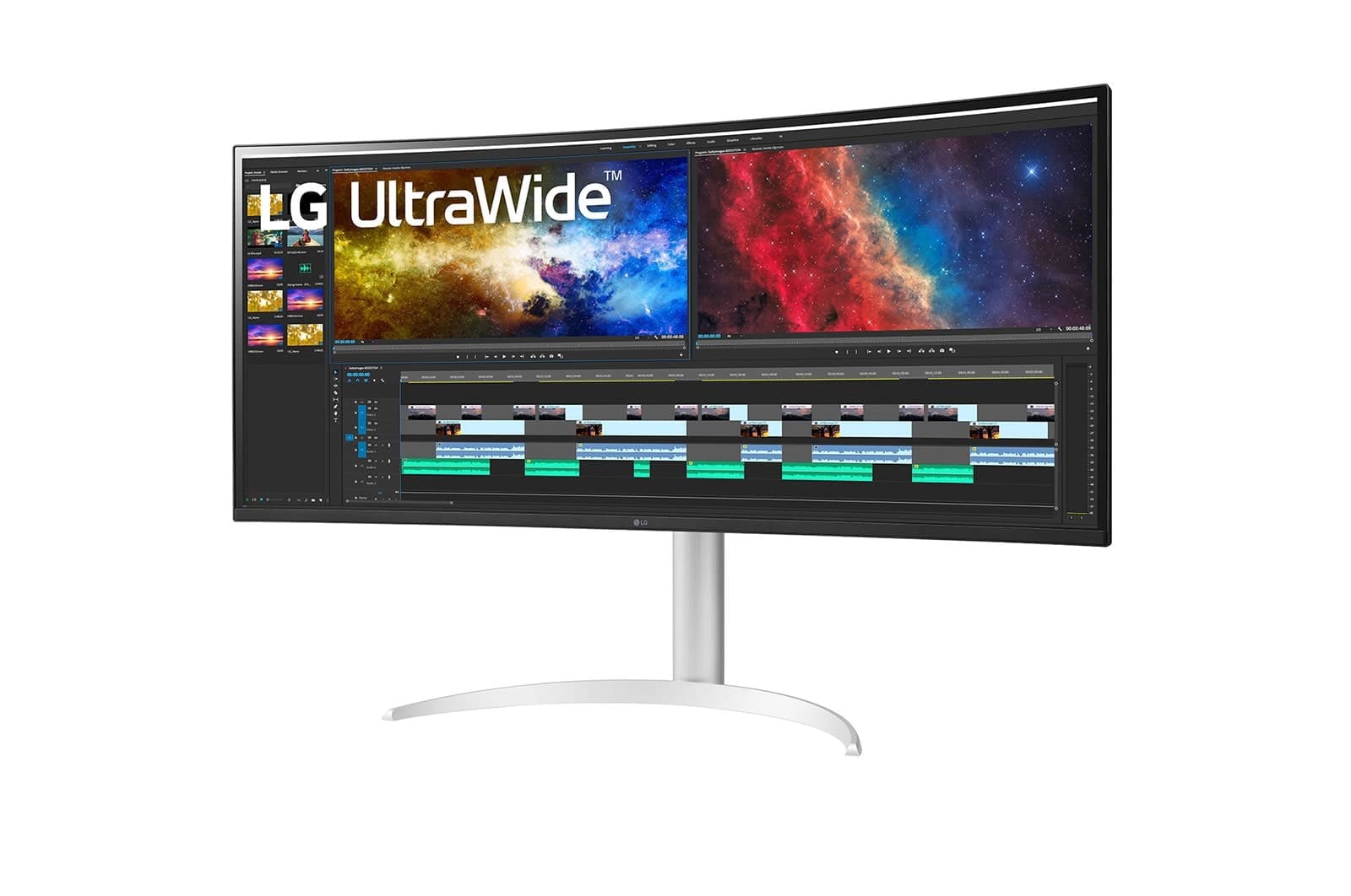Monitor LED 38" 38BQ85C-W Ultrawide Curved QHD HDMI DP USB IPS 21:9 "38BQ85C-W" — miniatură