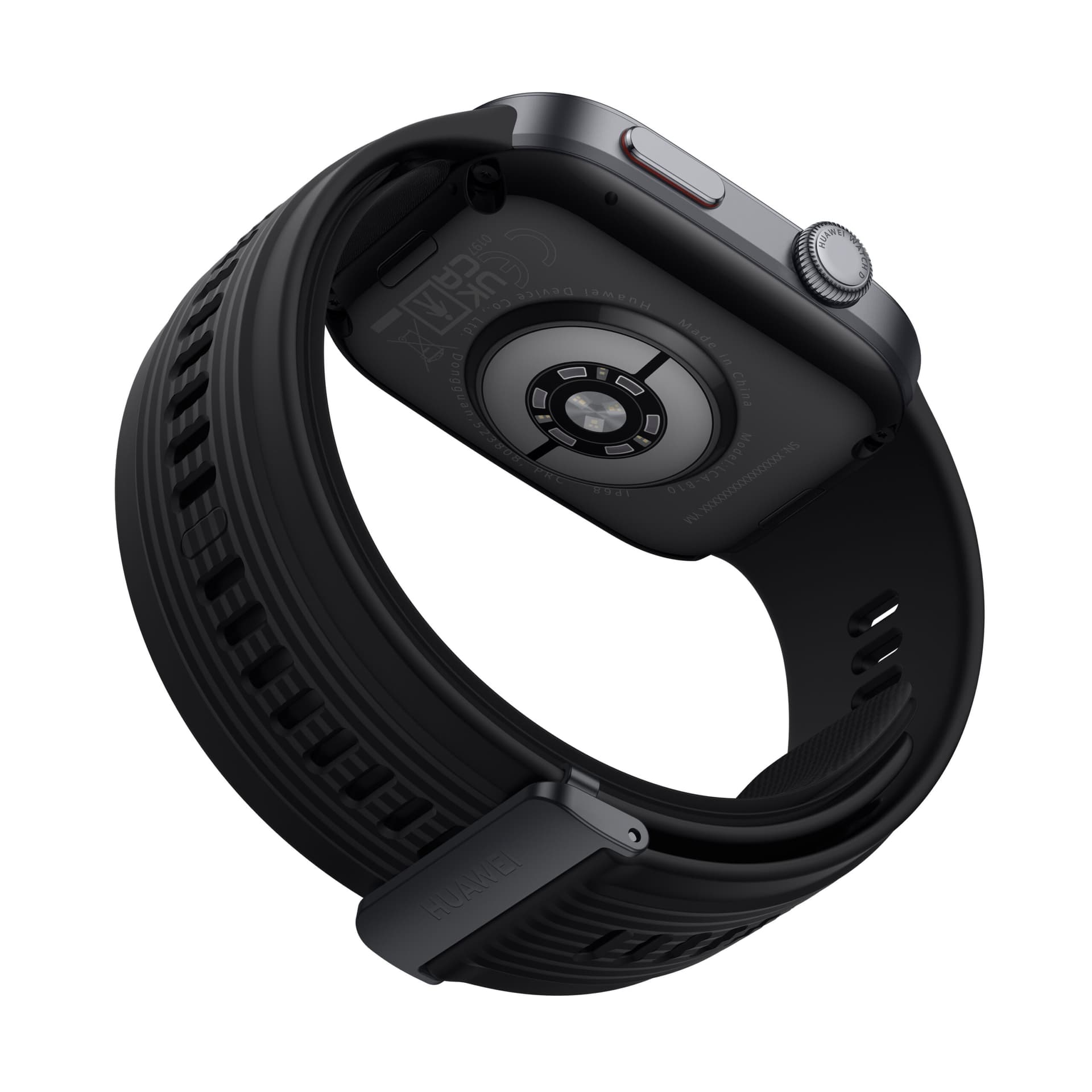 Smartwatch Watch D2 Fluoroelastomer Strap Black "55020DAC" — miniatură