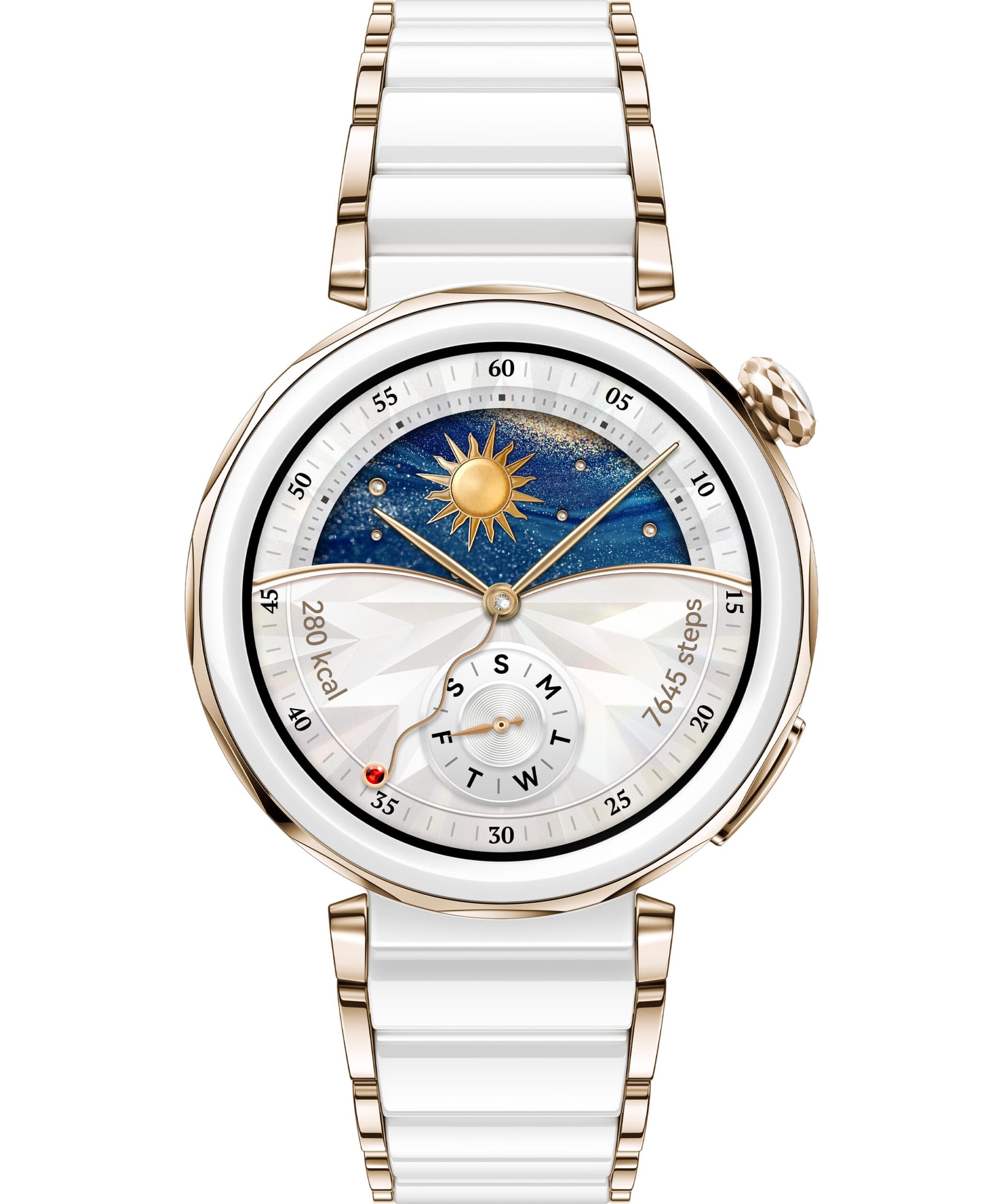 Smartwatch Watch GT 5 Pro White Ceramic "55020DRC"