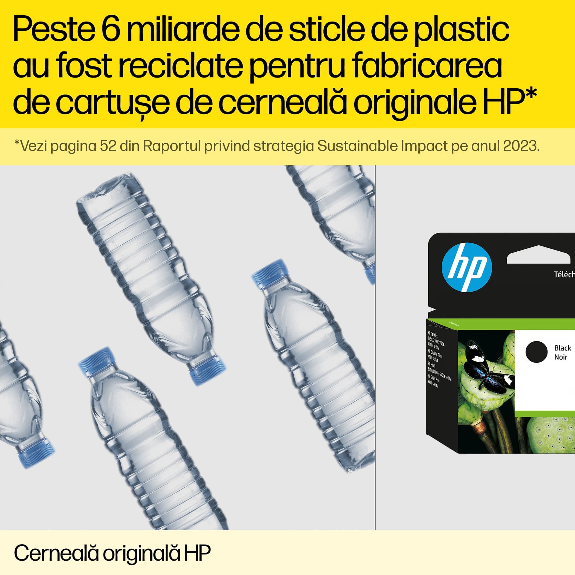 Cartus Cerneala Original HP Yellow, nr.738, pentru &nbsp;DesignJet T950, 300ml, incl.TV 1.2 RON, "676M8A" — miniatură