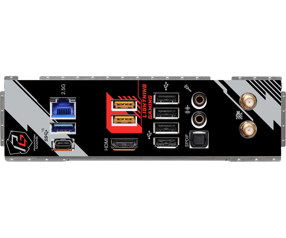 Placa de baza B650E PG-ITX WiFi mini ITX Socket AM5 AMD B650 "90-MXBJE0-A0UAYZ" — miniatură