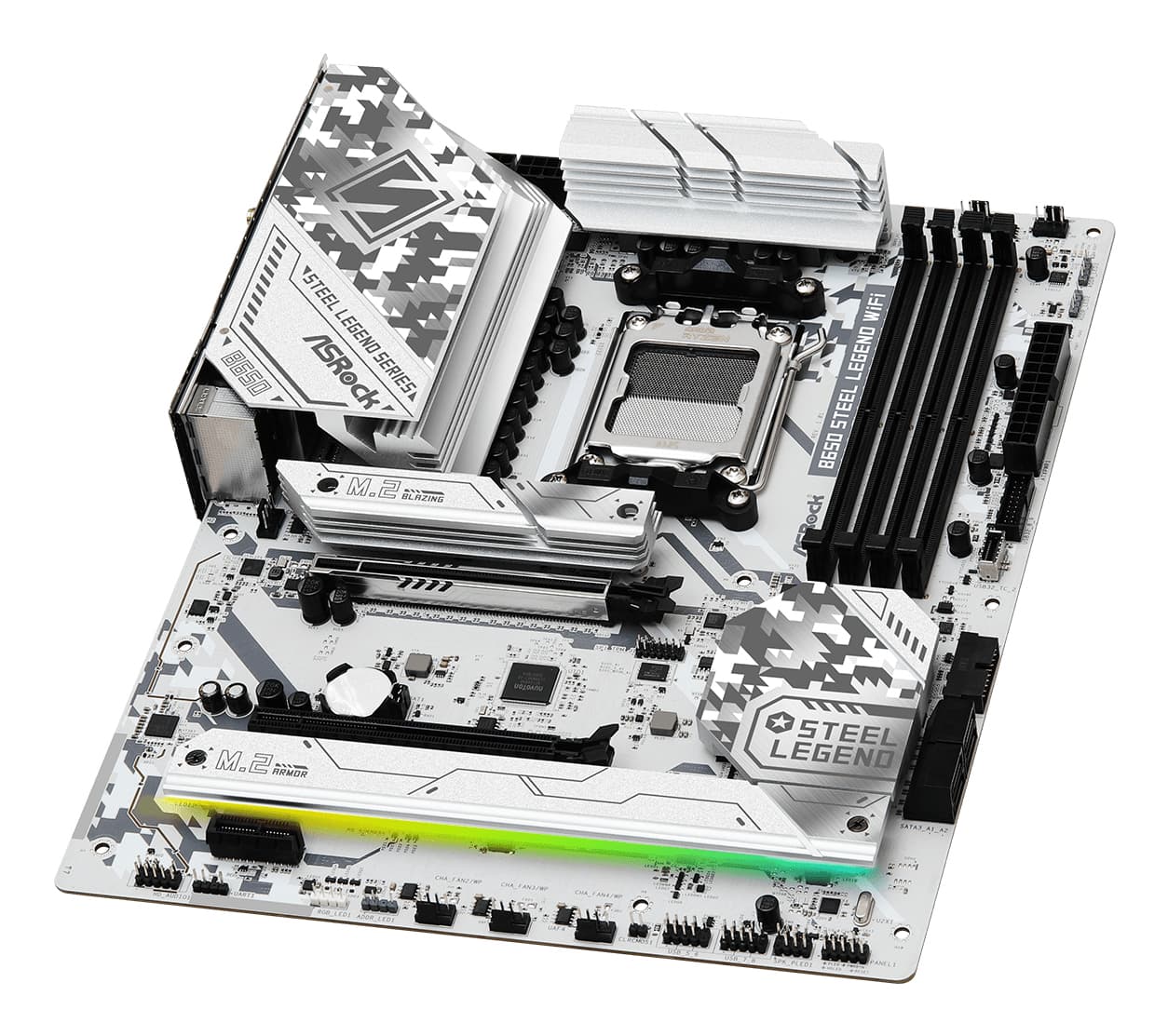 Placa de baza ASRock B650 STEEL LEGEND WIFI - Socket AM5 - motherboard "90-MXBN90-A0UAYZ" — miniatură