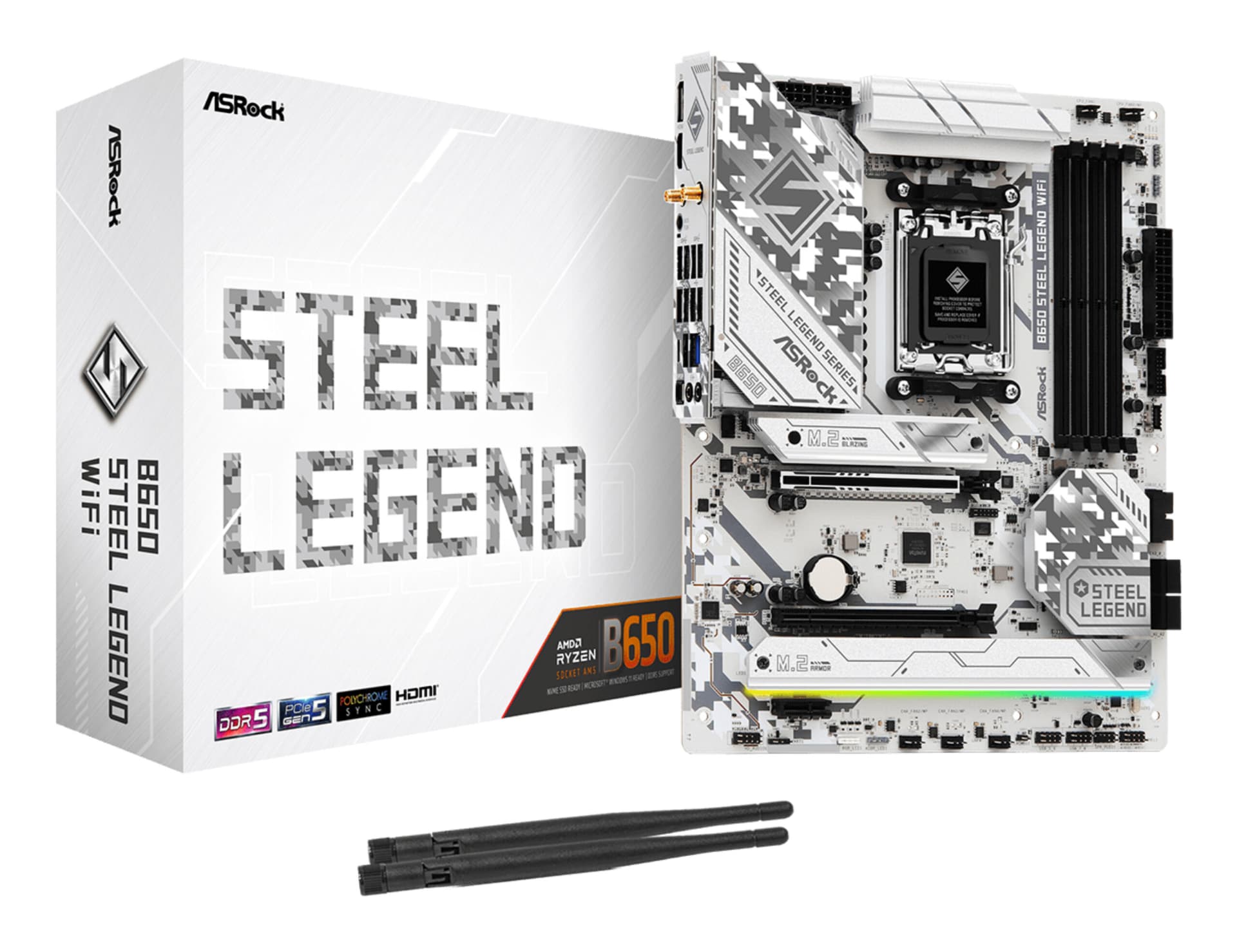 Placa de baza ASRock B650 STEEL LEGEND WIFI - Socket AM5 - motherboard "90-MXBN90-A0UAYZ"
