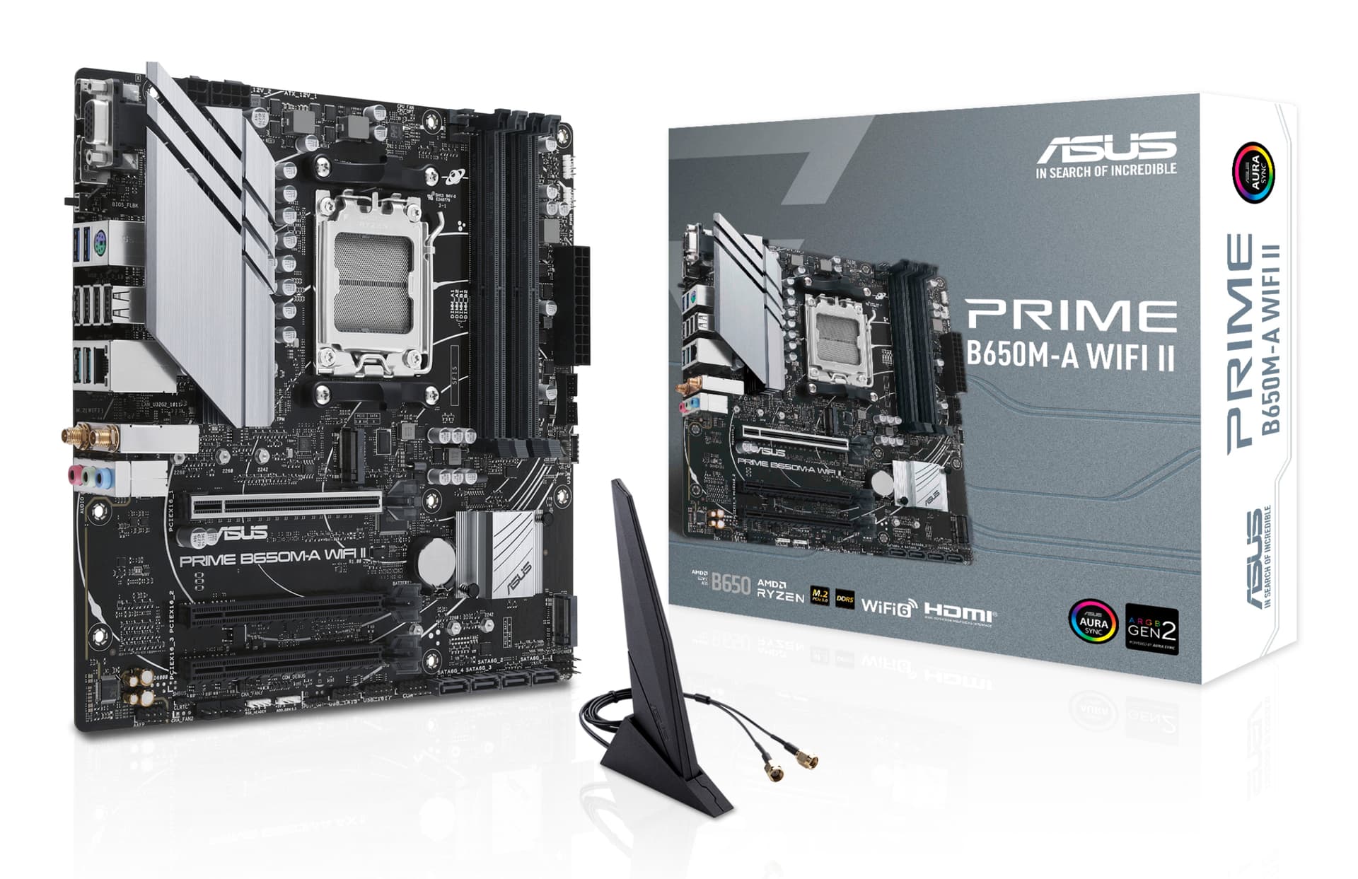 Placa de baza PRIME B650M-A WIFI II, AMD B450, Socket AM5, mATX "90MB1EG0-M0EAY0"