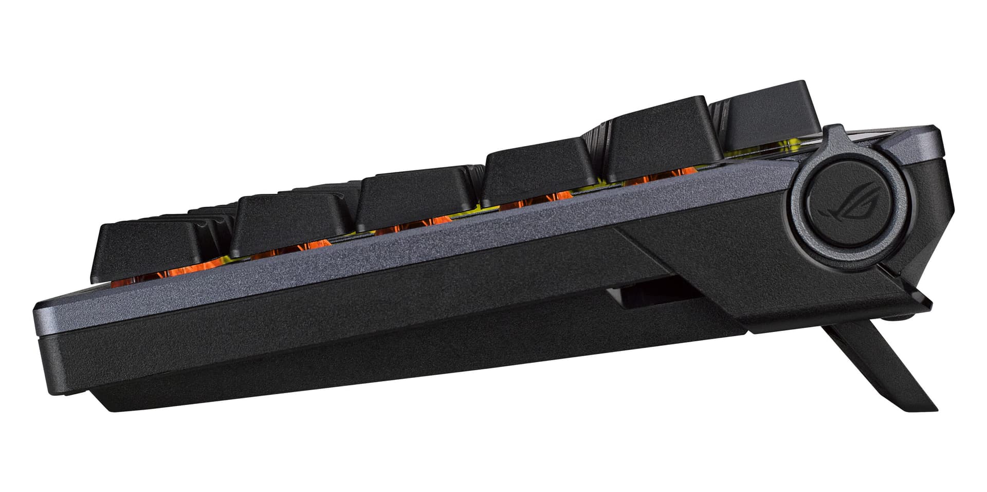 Tastatura mecanica gaming bluetooth ROG Azoth PBT NX Red iluminare RGB Neagra "90MP0316-BKUA01" — miniatură