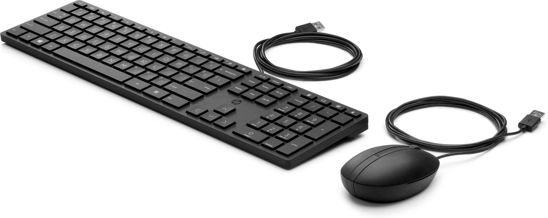 HP USB 320K keyboard and 320M mouse Combo "9SR36AA#ABB" — miniatură
