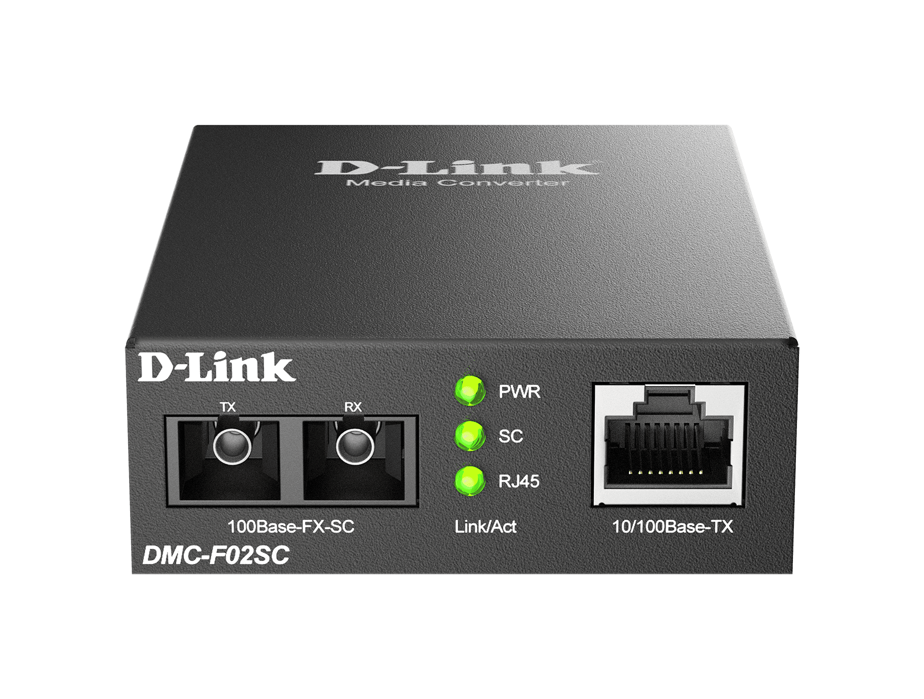 MEDIA CONVERTOR D-LINK, RJ45 10/100 Base-TX la 100Base-FX SC Multi-Mode (2 km) "DMC-F02SC"