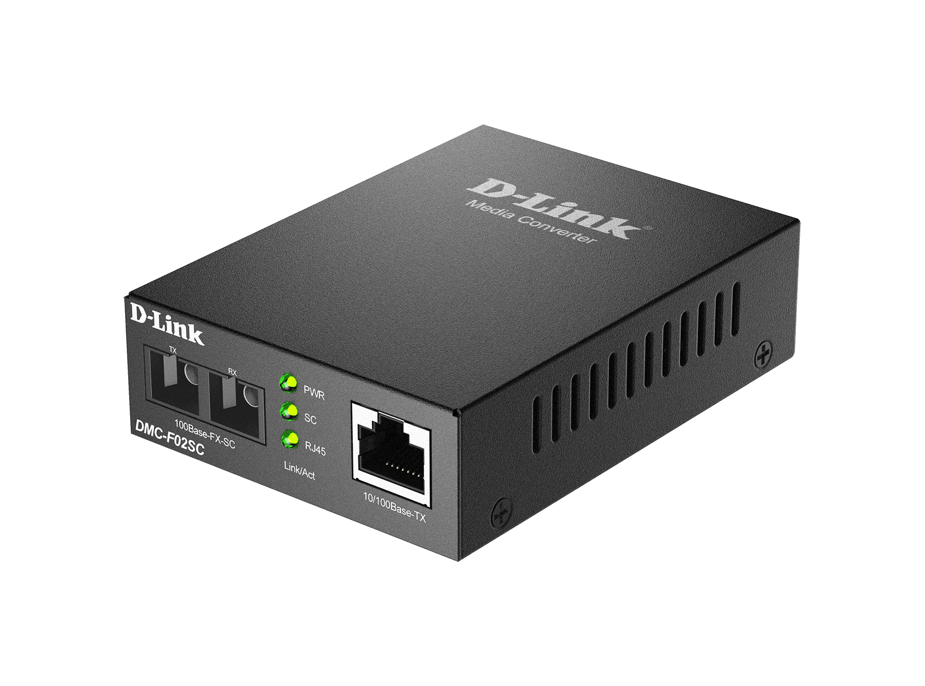 MEDIA CONVERTOR D-LINK, RJ45 10/100 Base-TX la 100Base-FX SC Multi-Mode (2 km) "DMC-F02SC" — miniatură