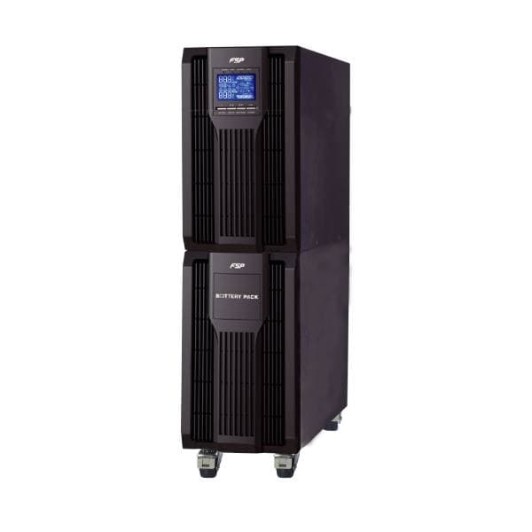 UPS FORTRON Online cu Sinusoida Pura, tower, 6000VA/ 5400W, AVR, Terminal Block, display LCD, 16xbaterie 12V/9Ah, con. USB, RS232, dubla conversie,"Champ 6K Tower""PPF54A0804"