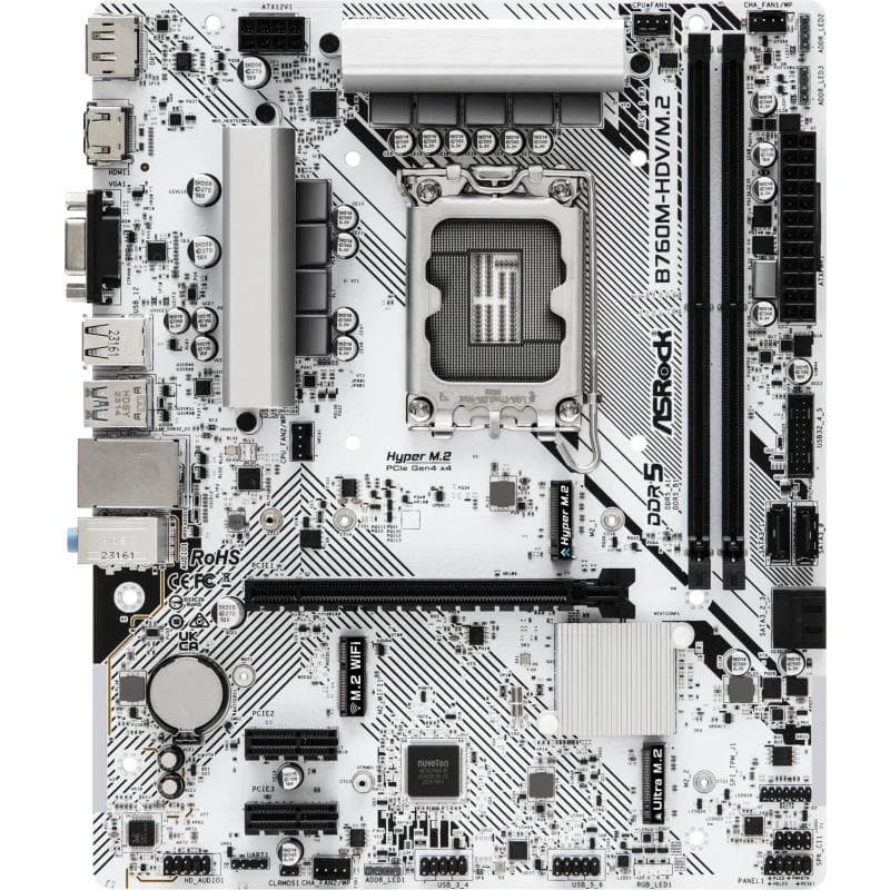 MB Asrock B760M-HDV/M.2 DDR5 "B760M-HDV/M.2" — miniatură