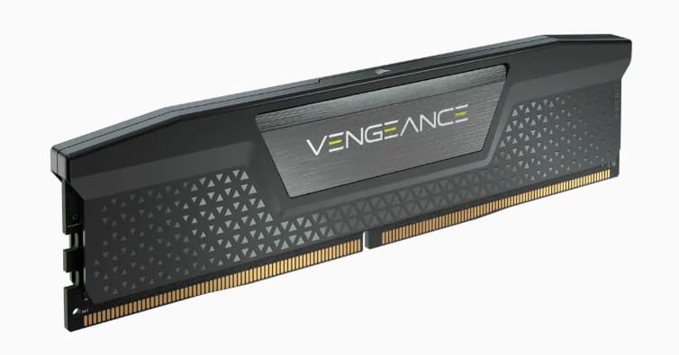 Corsair Memorie DDR5, 32GB, 5200MT/s, C40, 1.25V, XMP, Negru, VENGEANCE "CMK32GX5M1B5200C40" — miniatură