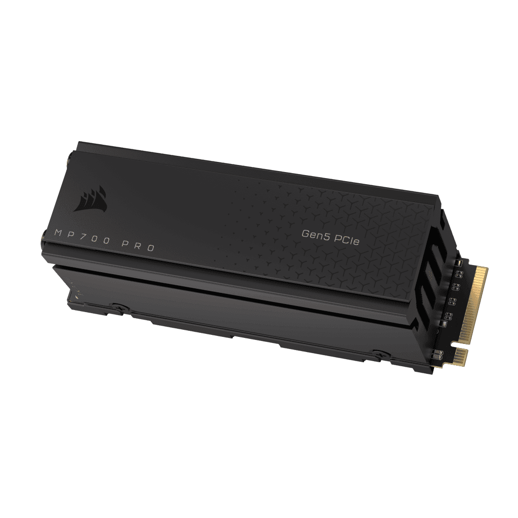 SSD Corsair MP700 PRO cu Air Cooler, 4TB, PCIe Gen 5.0 x4, NVMe 2.0, M.2 2280, Negru "CSSD-F4000GBMP700PRO" — miniatură