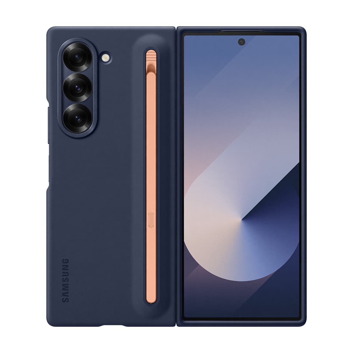 Husa Galaxy Z Fold 6 Slim S-pen Blue Navy EF-OF95PCNEGWW "EF-OF95PCNEGWW"
