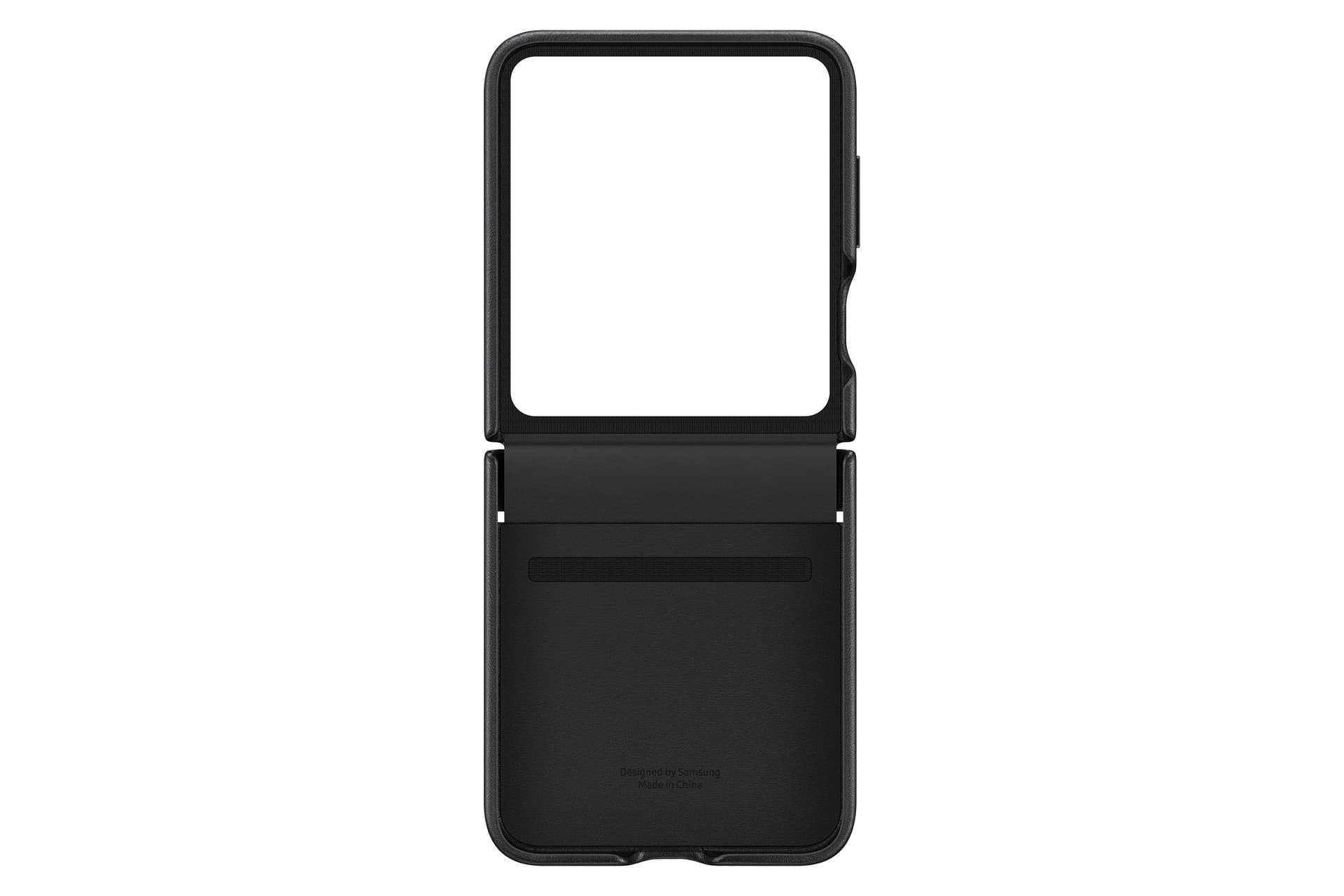 Husa Eco-leather Case pentru Galaxy Flip5, Black "EF-VF731PBEGWW" — miniatură