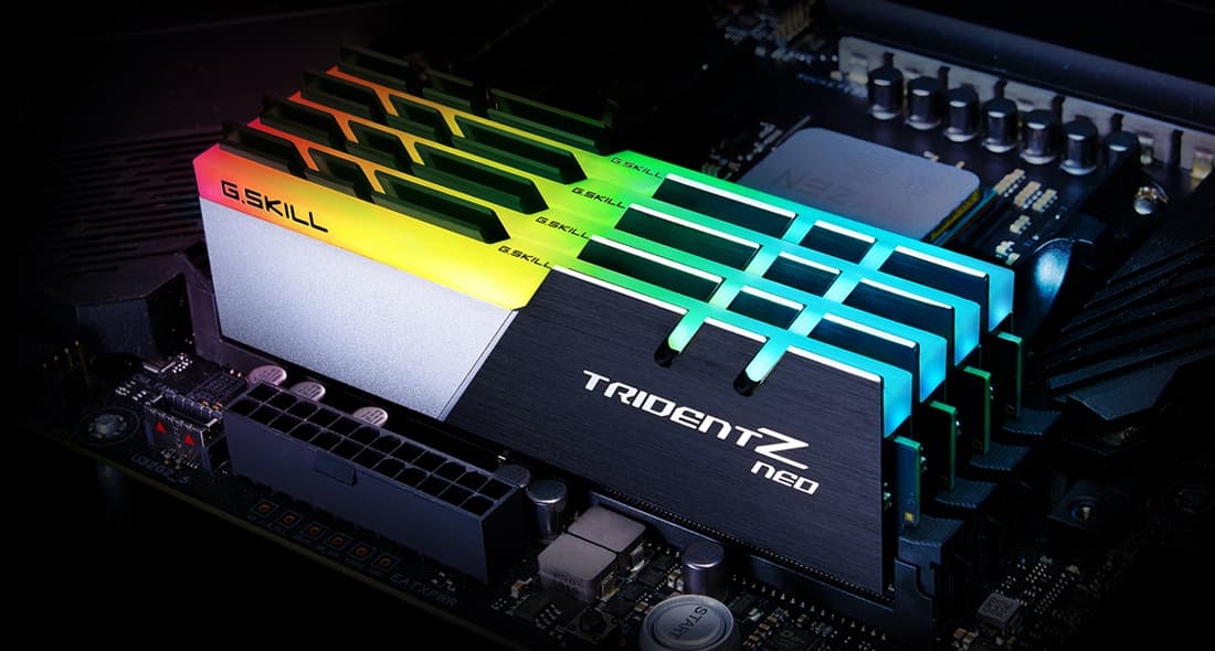 Memorie G.Skill Trident Z Neo F4-3600C18D-64GTZN memory module 64 GB 2 x 32 GB DDR4 3600 MHz "F4-3600C18D-64GTZN" — miniatură