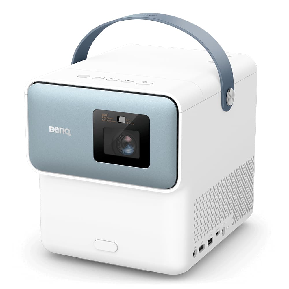 BenQ, DLP, 1080P, 1000 lm, HDMI, Wi-Fi, Android TV, Bluetooth, Boxe, Alb 9H "GP100"