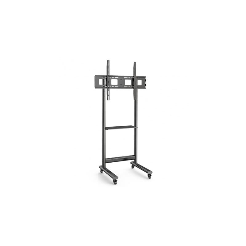 Stand TV mobil pe roti, raft pentru dispozitive multimedia, 50 - 90 inch, reglabil, negru, Techly, ICA-TR74 "ICA-TR74"