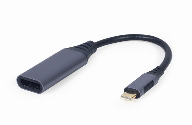 ADAPTOR video GEMBIRD, adaptor USB 3.0 Type-C (T) la DisplayPort (M), 15cm, rezolutie maxima 4K UHD (3840 x 2160) la 60 Hz, negru, "A-USB3C-DPF-01"