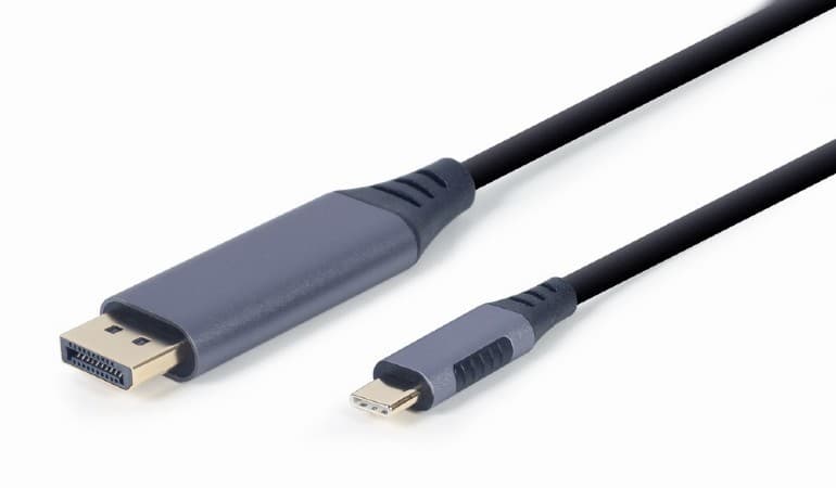 CABLU video GEMBIRD, adaptor USB 3.0 Type-C (T) la DisplayPort (T), 1.8m, rezolutie maxima 4K UHD (3840 x 2160) la 60 Hz, negru, "CC-USB3C-DPF-01-6"