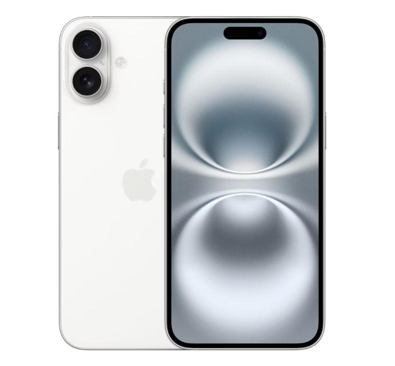 Apple iPhone 16+ 6.7" 6GB 128GB WH "MXVV3__/A"