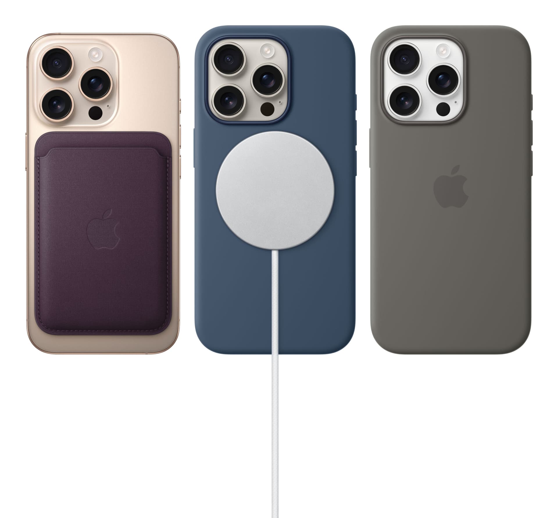 Smartphone iPhone 16 Pro 256GB White Titanium "MYNJ3" — miniatură