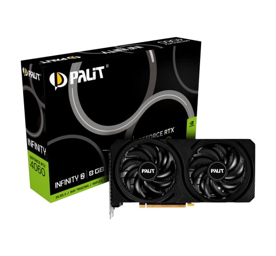 Placa video GeForce RTX 4060 Infinity 2 8GB GDDR6 Grafikkarte 3x DP 1x HDMI "NE64060019P1-1070L"