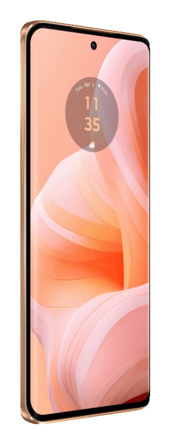 Smartphone Moto Edge 40 Neo 256GB 12GB RAM 5G Dual SIM Peach Fuzz "PAYH0097PL" — miniatură