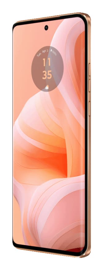 Smartphone Moto Edge 40 Neo 256GB 12GB RAM 5G Dual SIM Peach Fuzz "PAYH0097PL" — miniatură