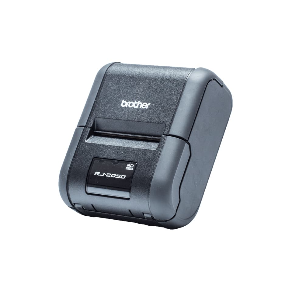 Imprimanta Portabila Direct Termic BROTHER 203dpi RJ-2050, Viteza de tiparire: 152mm/s, Latime maxima de imprimare: 48mm|Conectivitate: BT|USB|WiFi , Imprimare Cod de bare: , include TV16 RON, "RJ2050Z1" — miniatură