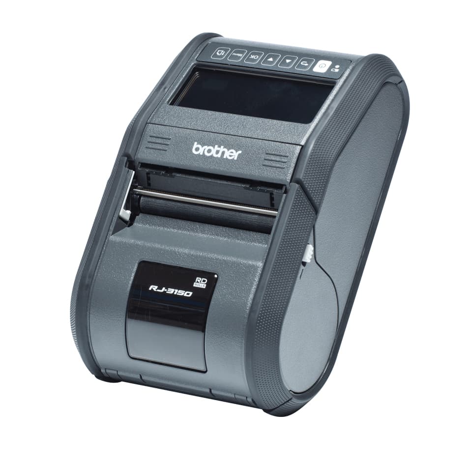 Imprimanta Portabila Direct Termic BROTHER 203dpi RJ-3150, Viteza de tiparire: 127mm/s, Latime maxima de imprimare: 72mm|Conectivitate: BT|USB|WiFi , Imprimare Cod de bare: , include TV16 RON, "RJ3150Z1" — miniatură
