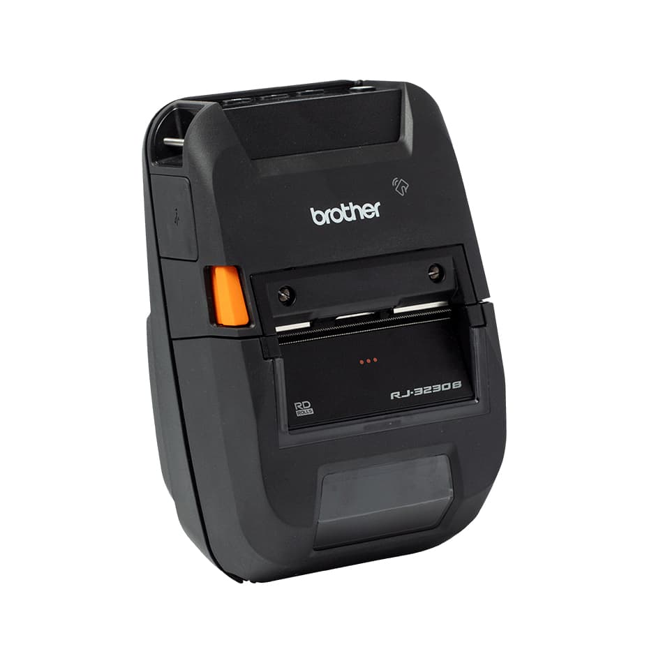 Imprimanta Portabila Direct Termic BROTHER 203dpi RJ-3230BL, Viteza de tiparire: 127mm/s, Latime maxima de imprimare: 72mm|Conectivitate: USB-C|NFC|BT , Imprimare Cod de bare: , include TV16 RON, "RJ3230BLZ1" — miniatură