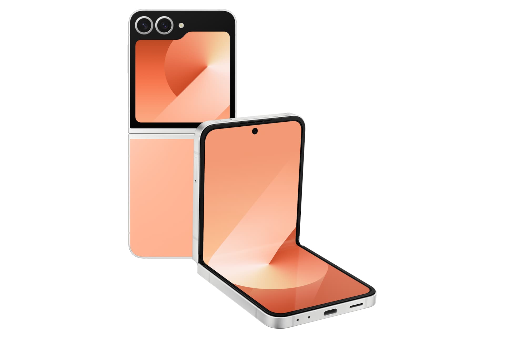 Smartphone Galaxy Z Flip6 256GB 12GB RAM 5G Dual SIM Peach "SM-F741BZOGEUE"