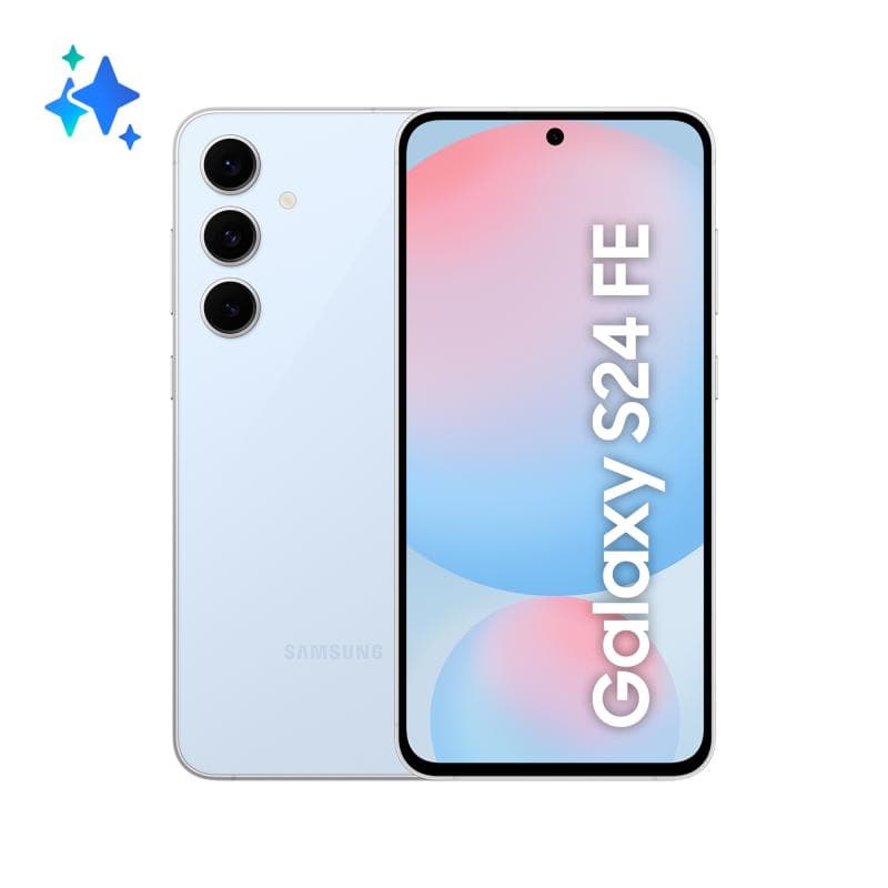 Smartphone Galaxy S24 FE 128GB 8GB RAM 5G Dual SIM Blue "SM-S721BLBDEUE" — miniatură