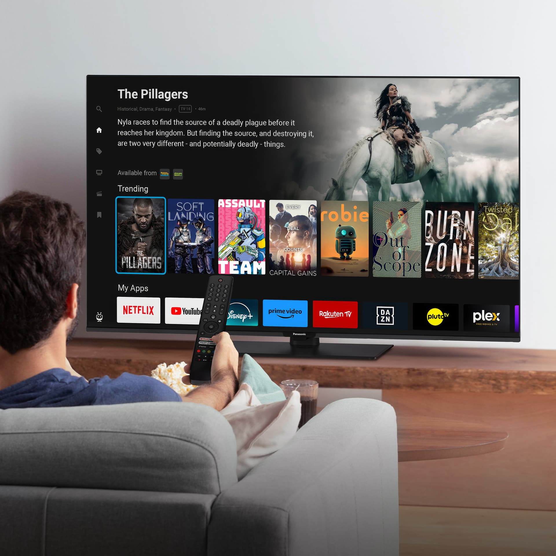 Televizor Panasonic, TB-50W60AEZ, Smart, 126 cm, LED, Ultra HD "TB-50W60AEZ" — miniatură