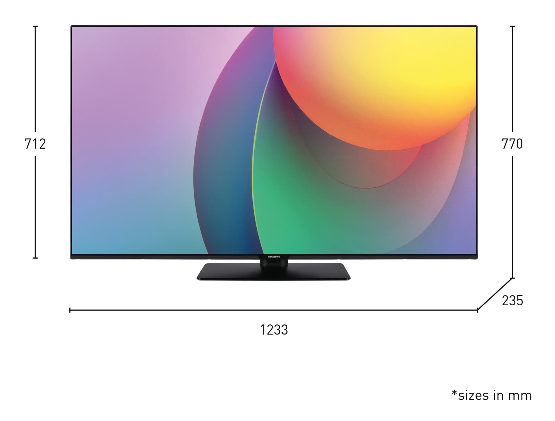 Televizor Panasonic, TB-55W60AEZ, Smart, 139 cm, LED, 4K Ultra HD "TB-55W60AEZ" — miniatură