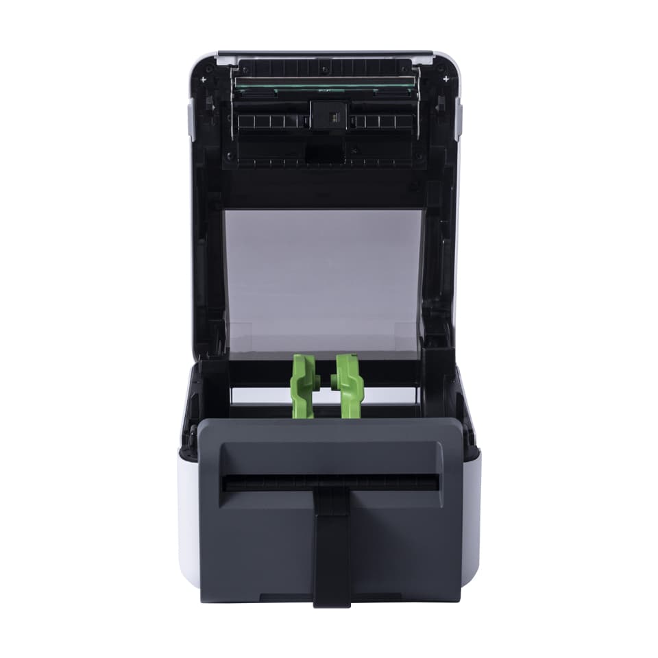 Imprimanta Direct Termic BROTHER 203dpi TD-TD4420DNFC, Viteza de tiparire: 200mm/s, Latime maxima de imprimare: 10mm|Conectivitate: RS232|USB|Ret , Imprimare Cod de bare: Da, Cuttter automat, include TV16 RON, "TD4420DNFCZ1" — miniatură