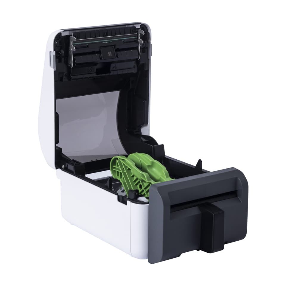 Imprimanta Direct Termic BROTHER 203dpi TD-TD4420DNFC, Viteza de tiparire: 200mm/s, Latime maxima de imprimare: 10mm|Conectivitate: RS232|USB|Ret , Imprimare Cod de bare: Da, Cuttter automat, include TV16 RON, "TD4420DNFCZ1" — miniatură