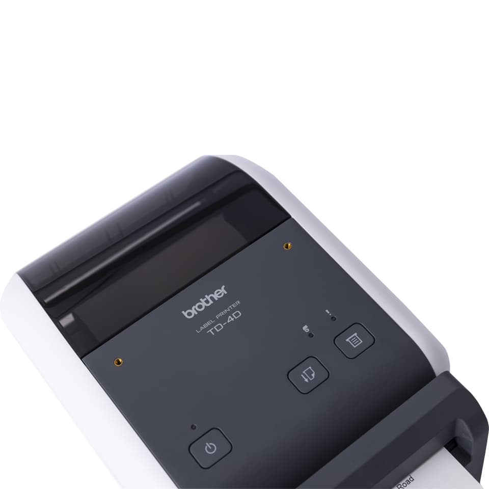 Imprimanta Direct Termic BROTHER 203dpi TD-TD4420DNFC, Viteza de tiparire: 200mm/s, Latime maxima de imprimare: 10mm|Conectivitate: RS232|USB|Ret , Imprimare Cod de bare: Da, Cuttter automat, include TV16 RON, "TD4420DNFCZ1" — miniatură