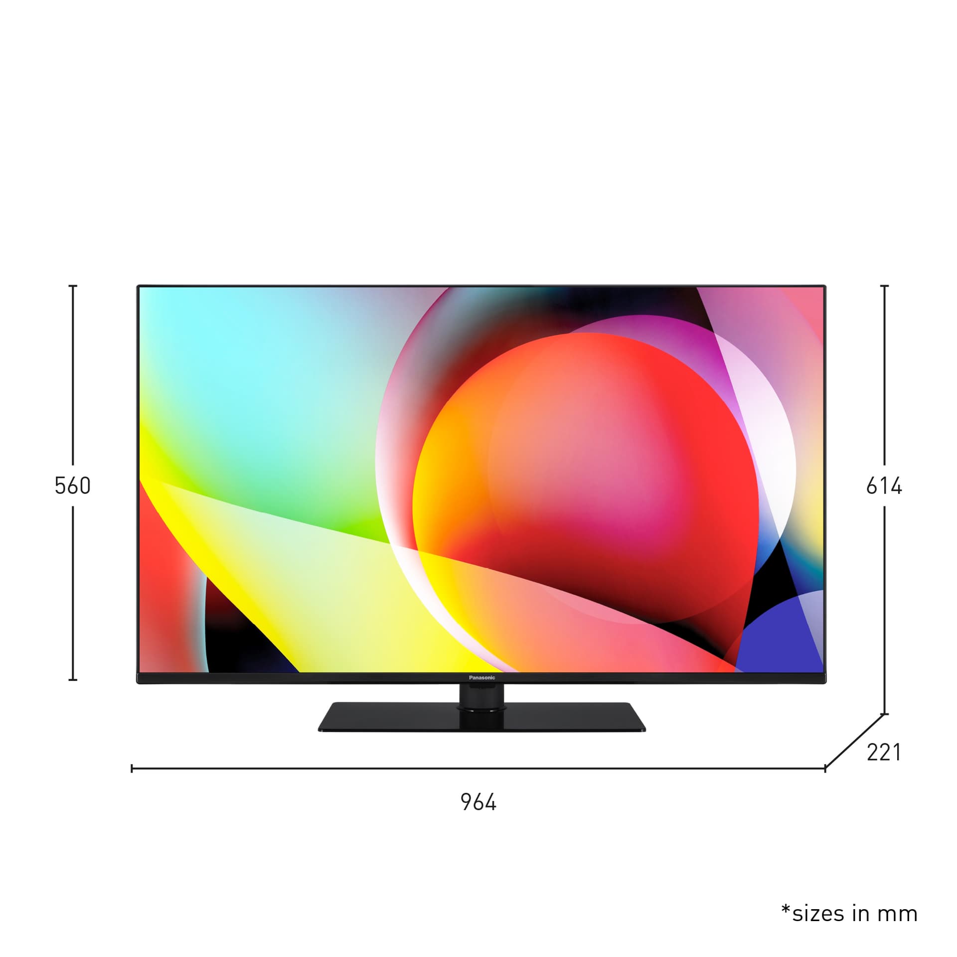 Televizor Panasonic, TN-43W70AEZ, Smart, Google TV, 109 cm, LED, 4K Ultra HD "TN-43W70AEZ" — miniatură