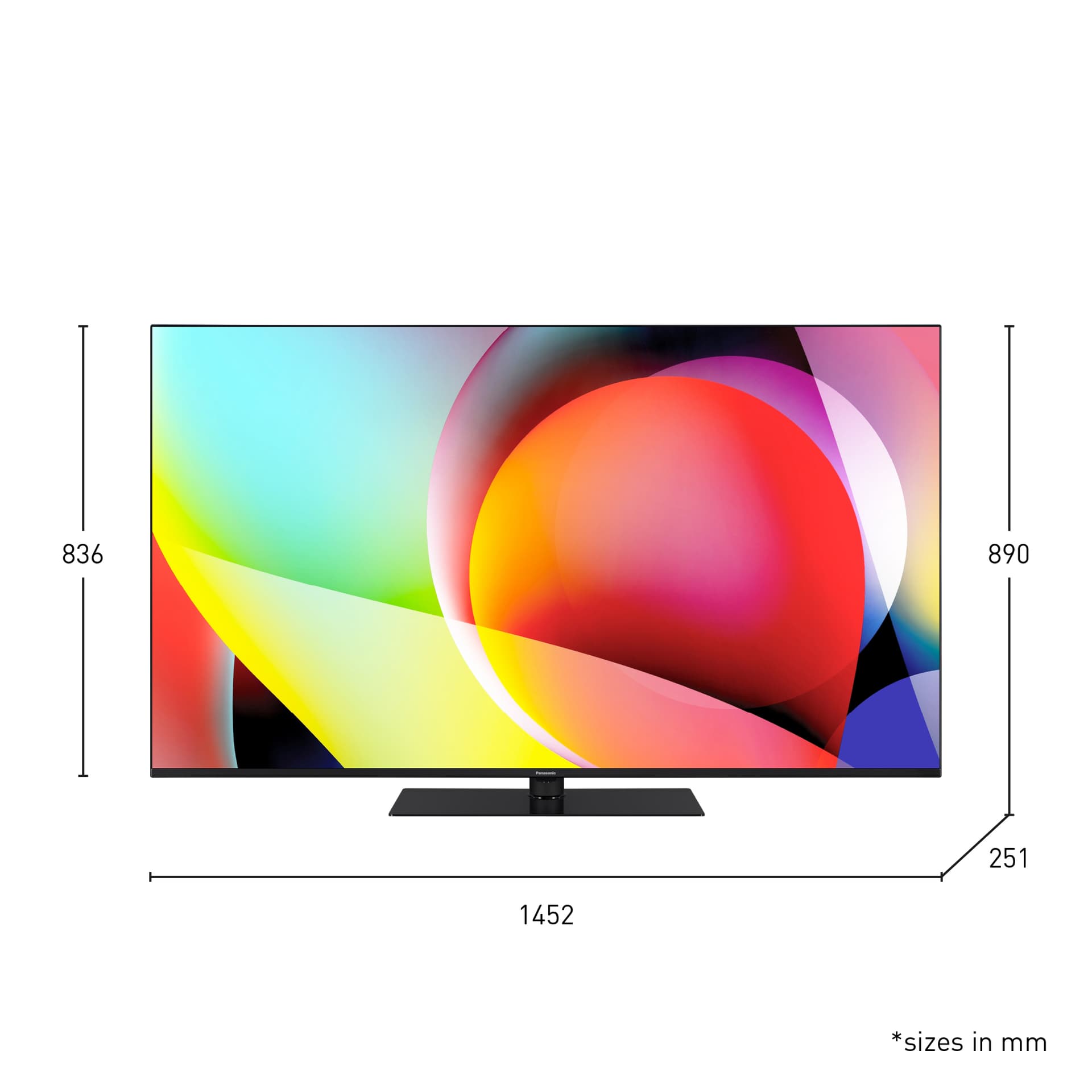 Televizor Panasonic, TN-65W70AEZ, Smart, Google TV, 164 cm, LED, 4K Ultra HD "TN-65W70AEZ" — miniatură