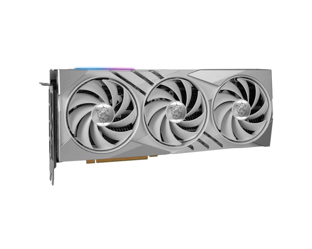 Placa video nVidia GeForce RTX 4060 Ti GAMING X SLIM 16G GDDR6 128bit White "V517-001R" — miniatură