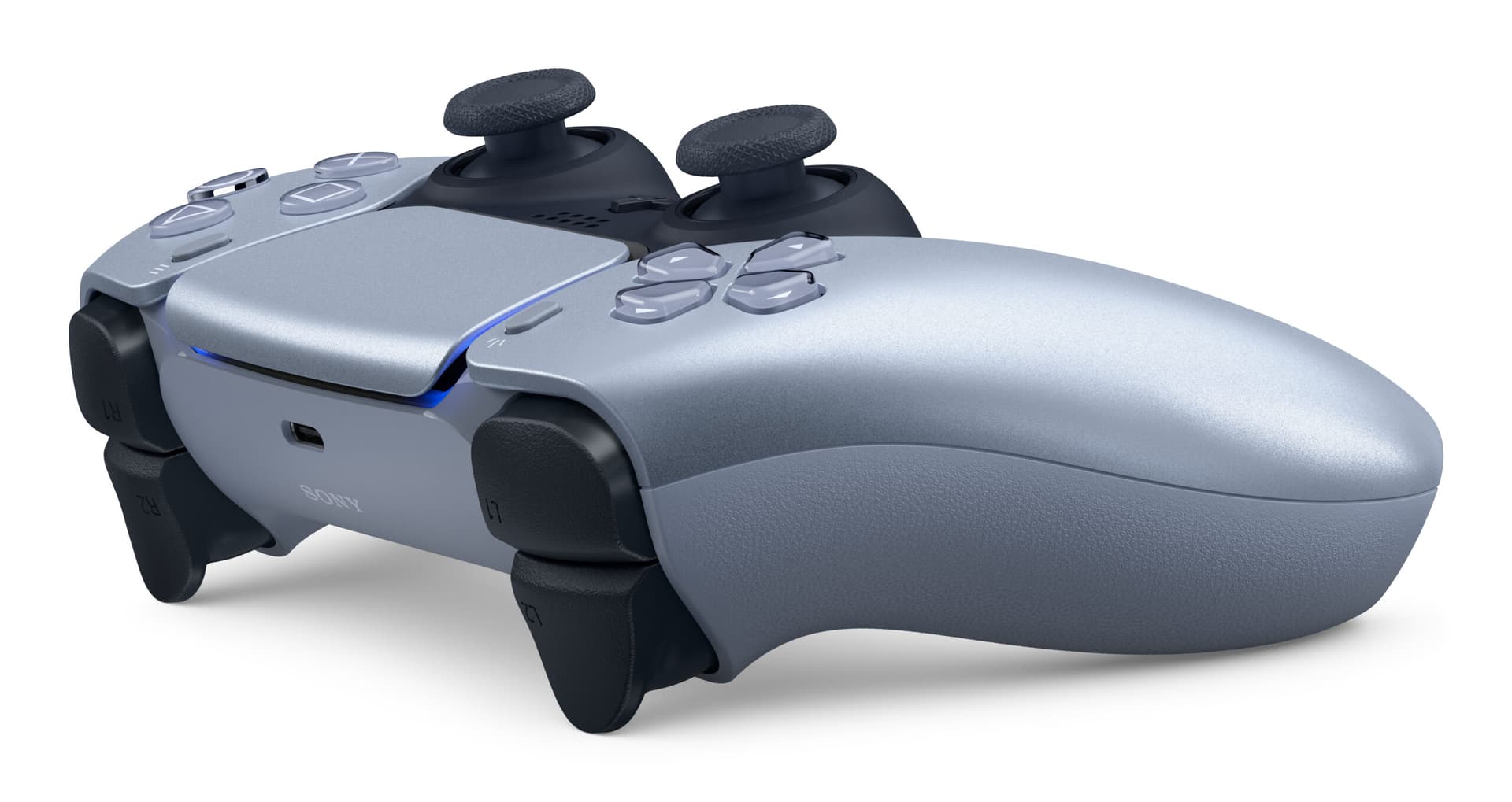 DualSense Wireless Controller PS5 Sterling Silver "VX9577348" — miniatură